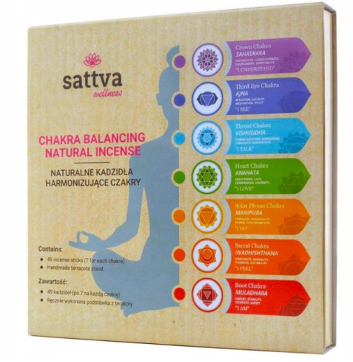 Screenshot 2025-10-08 082517 Набор палочек для благовоний Chakra Box, Sattva Ayurveda, 49 шт