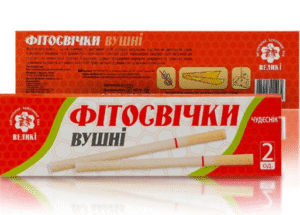 Фитосвечи ушные большие, фито-воронка от пробок в ушах, 2 шт - Сhudesnik