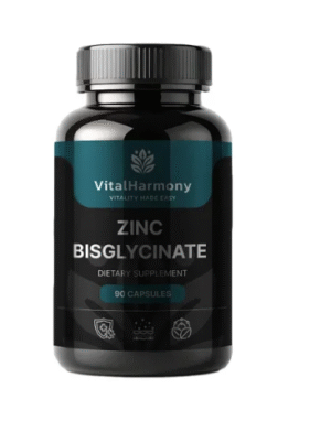 Цинк Бисглицинат, Zinc Bisglycinate, N90- VitalHarmony