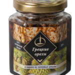 Грецкие орехи в сиропе из сосновых шишеш 200г - Емельяновская Биофабрика