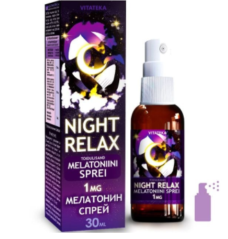 Спрей мелатонина NIGHT RELAX, 30 мл — Vitateka