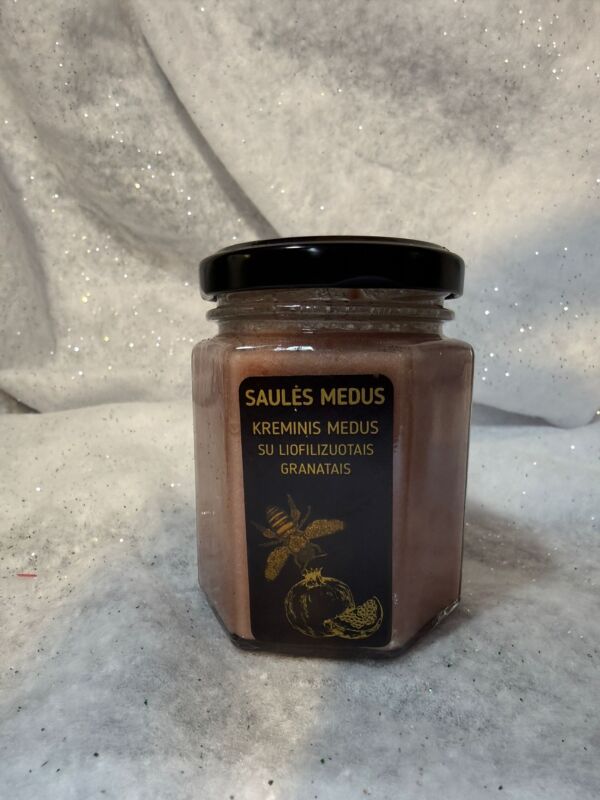 Натуральный мёд с гранатом 230г