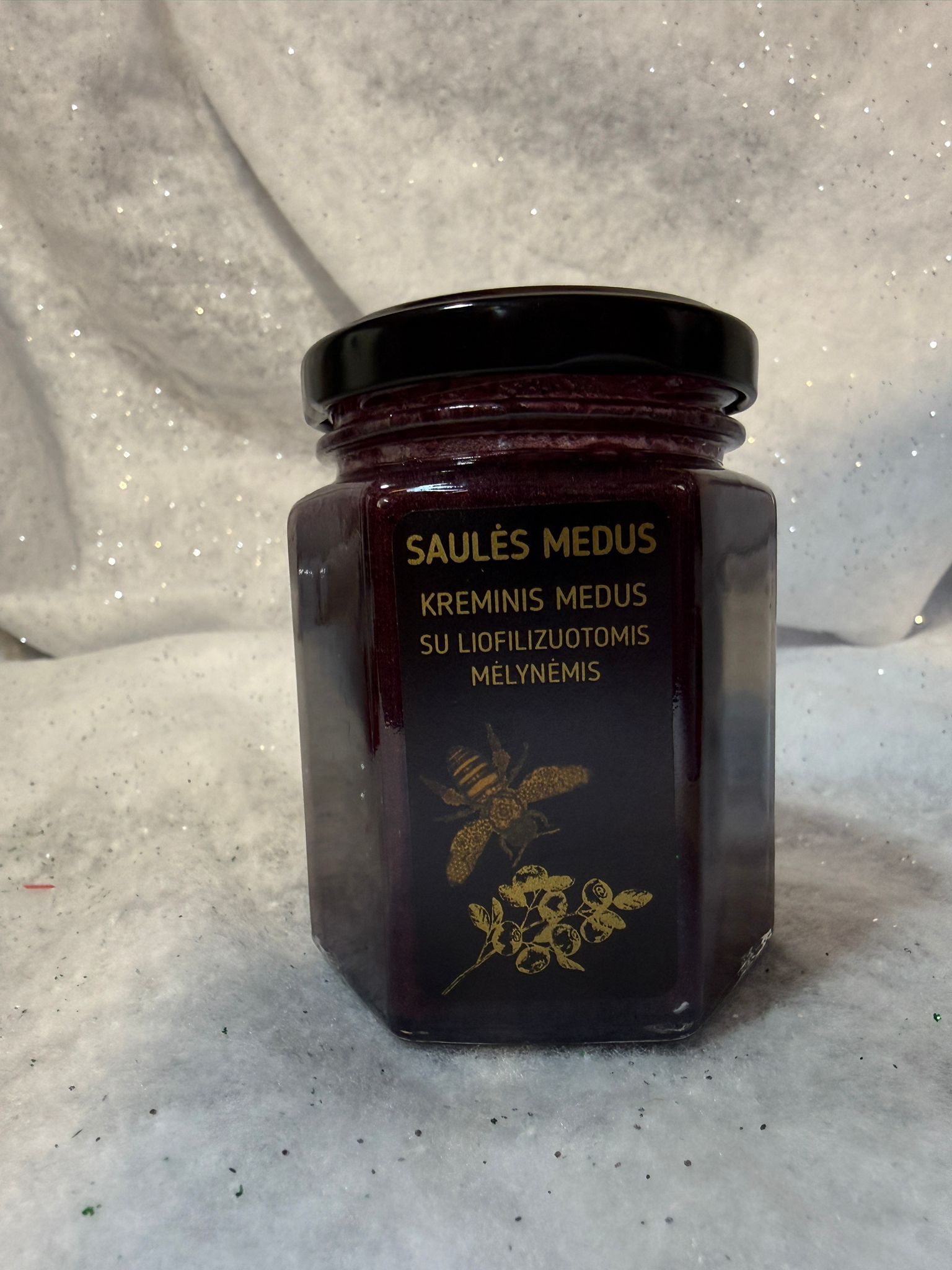 melynes Натуральный мёд с черникой 230г