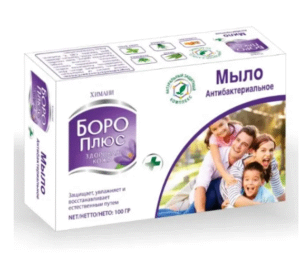 Антибактериальное мыло с растительными экстрактами, 100 г — BORO PLUS