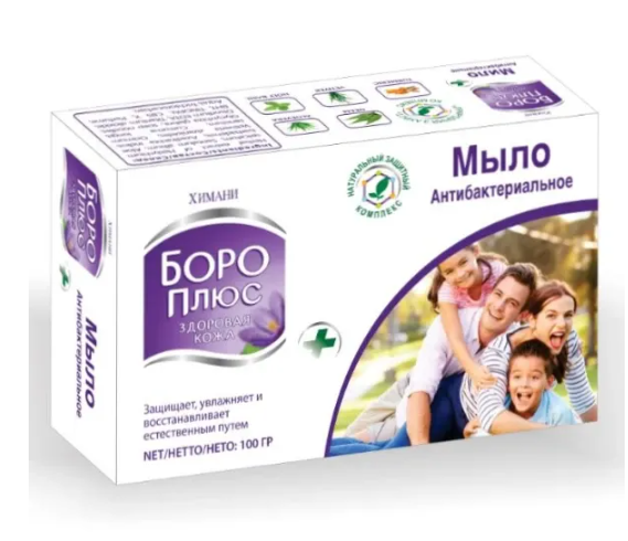 Antibacterial soap with plant extracts, 100 g - BORO PLUS