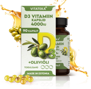 Витамин D3 4000 IU с оливковым маслом в капсулах – Vitateka