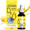 Vitamin D3 with black cumin oil 4000IU - Vitateka