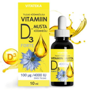 Витамин D3 c маслом черного тмина 4000IU - Vitateka