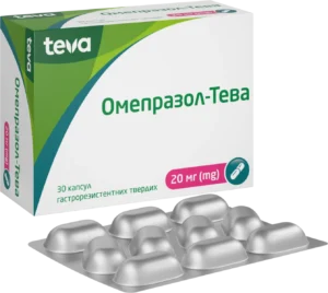 Омепразол-Тева 20 мг капсули N30