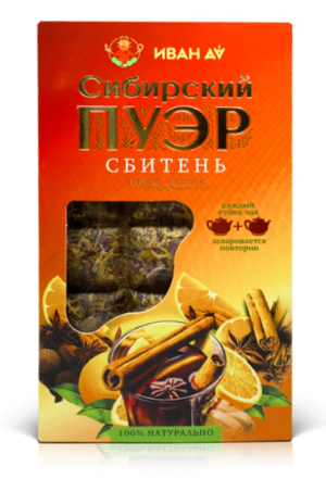 Сибирский пуэр. Сбитень плитка, 96 гр-Ivan Da