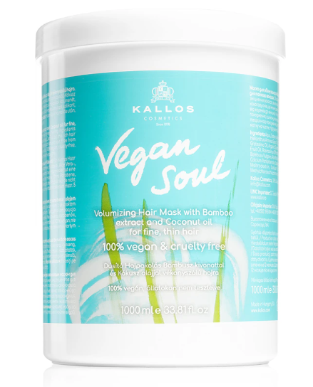 "Kallos Vegan Soul" plaukų apimties kaukė 1000ml