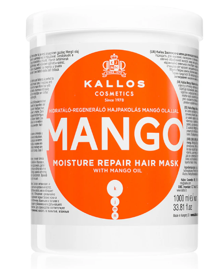Kallos Mango Oil Moisturizing Hair Mask 1000ml
