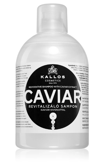Kallos CAVIAR Hair Restoration Shampoo with Black Caviar Extract 1000ml
