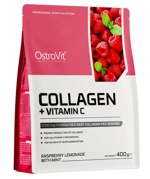 Коллаген + витамин C порошок 400 г - OstroVit