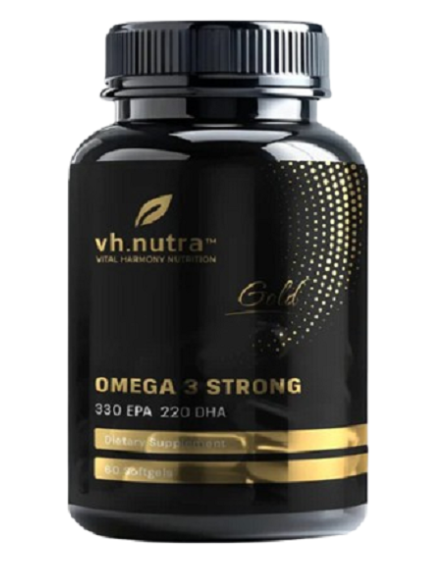 Vital Harmony NUTRA Gold Omega 3 Stiprios kapsulės N60