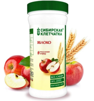Сибирская клетчатка "Яблоко", 280 г