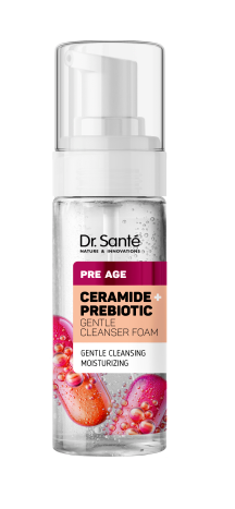 Нежная очищающая пенка Dr.Sante Pre Age Керамид + Пребиотик 150 мл
