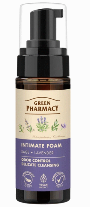 Пенка для интимной гигиены Green Pharmacy Шалфей и Лаванда 150 мл