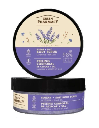 Screenshot 2026-05-12 142348 Green Pharmacy Lavender and linseed oil sugar-salt body scrub 200 ml