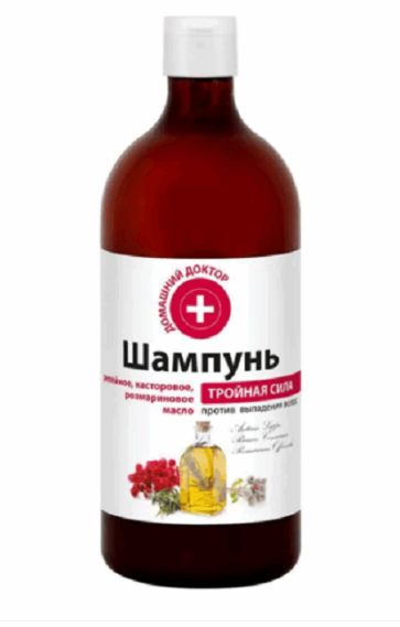 Шампунь "Тройная сила" 1000ml - Домашний доктор
