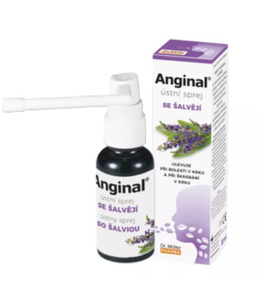 Dr. Mulle Anginal throat spray with sage 30ml