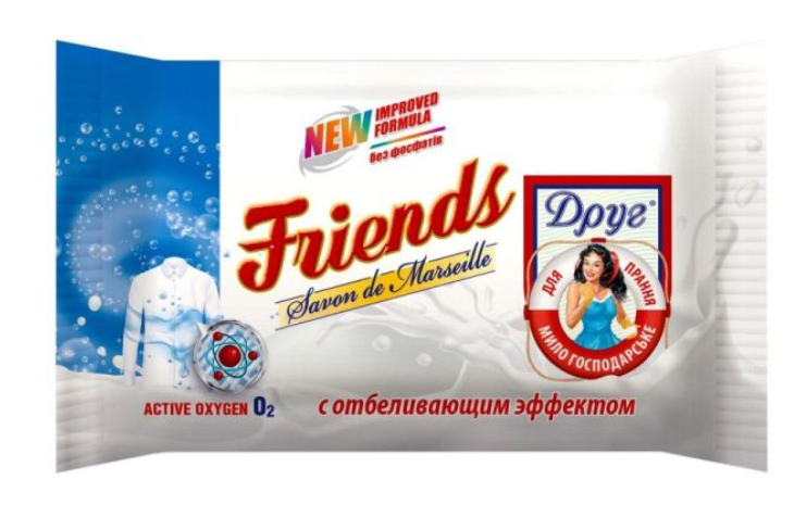 Friends" laundry soap, with whitening effect 125 ml