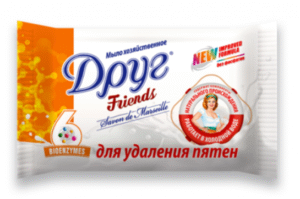 Хозяйственное мыло “Friends”, для стирки и удаления пятен 125 гр