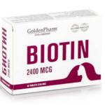 Биотин (витамин B7), 30 таблеток — Golden Pharm