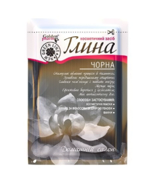 косметическая глина "черная", 60 г - Golden pharm