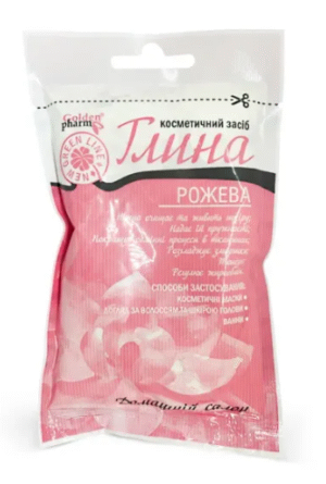 Косметическая глина для тела "розовая", 60 г - Golden Pharm