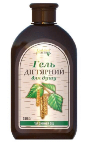Golden Pharm дегтярный гель для душа 350 мл