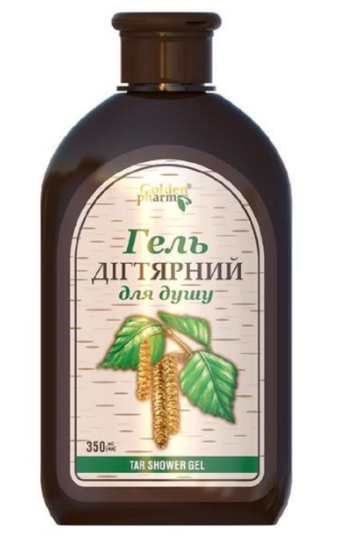 Golden Pharm дегтярный гель для душа 350 мл