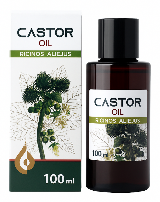 Kastorų aliejus, 100 ml