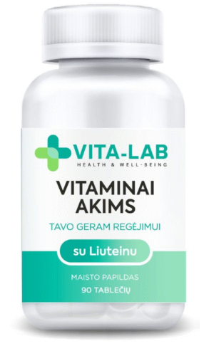 Vita-lab пищевая добавка для глаз с лютеином + экстракт черники, 90 таблеток