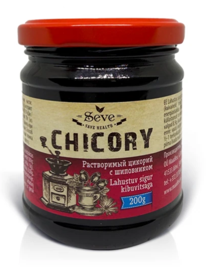 "SEVE" Instant Chicory with Rose Hips, 200 g - Maadlex