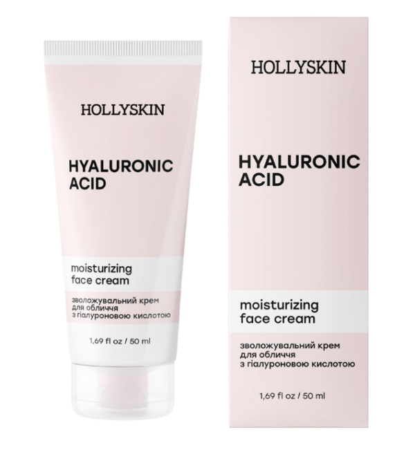 Увлажняющий крем для лица HOLLYSKIN Hyaluronic Acid с гиалуроновой кислотой 50ml