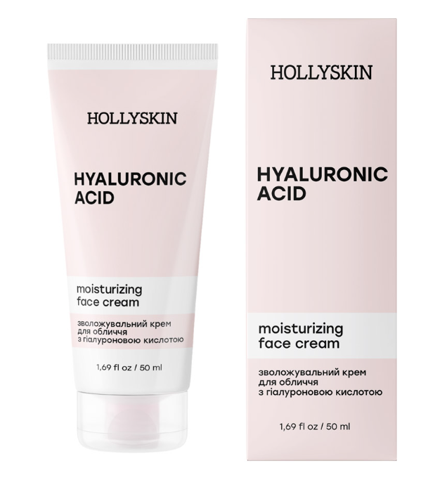 HOLLYSKIN Hyaluronic Acid Moisturizing Face Cream with Hyaluronic Acid, 50 ml