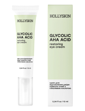 Крем для кожи вокруг глаз HOLLYSKIN Glycolic AHA Acid с гликолевой кислотой 10ml
