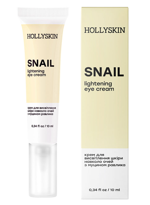 HOLLYSKIN Snail Eye Cream with Snail Mucin, 10 ml