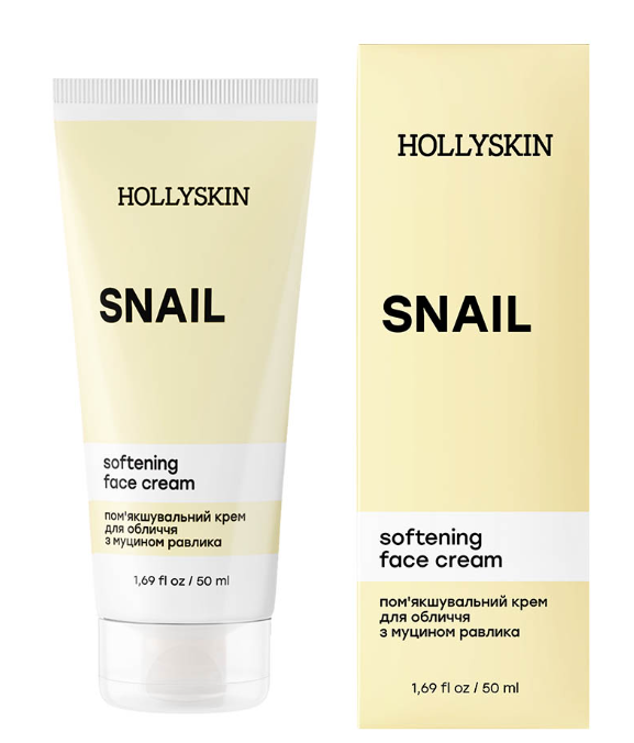 HOLLYSKIN Snail Softening Face Cream with Snail Mucin, 50 ml
