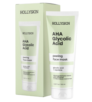 Отшелушивающая маска для лица HOLLYSKIN Glycolic AHA Acid с гликолевой кислотой 100ml