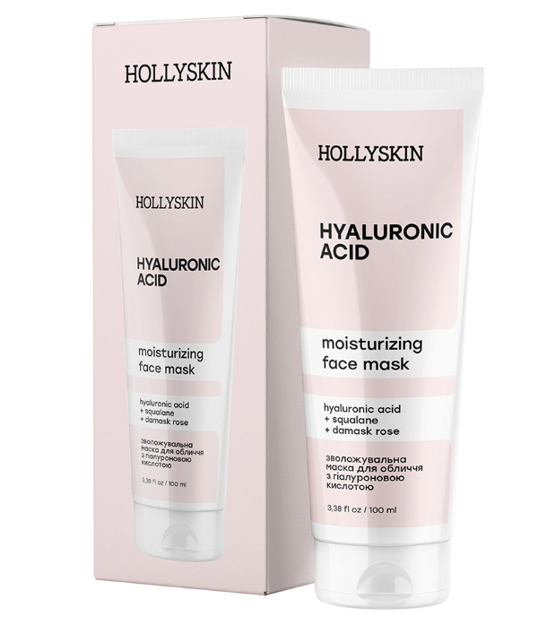 HOLLYSKIN Hyaluronic Acid Moisturizing Face Mask with Hyaluronic Acid, 100 ml
