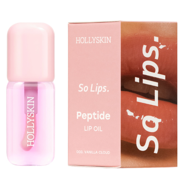 Увлажняющее масло для губ HOLLYSKIN So Lips. Peptide Lip Oil 003. Vanilla Cloud