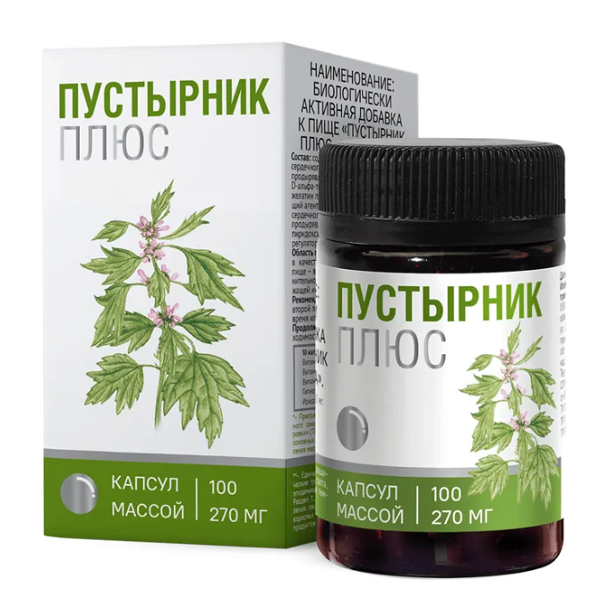 Motherwort Plus Capsules, No. 100 - Mirrolla